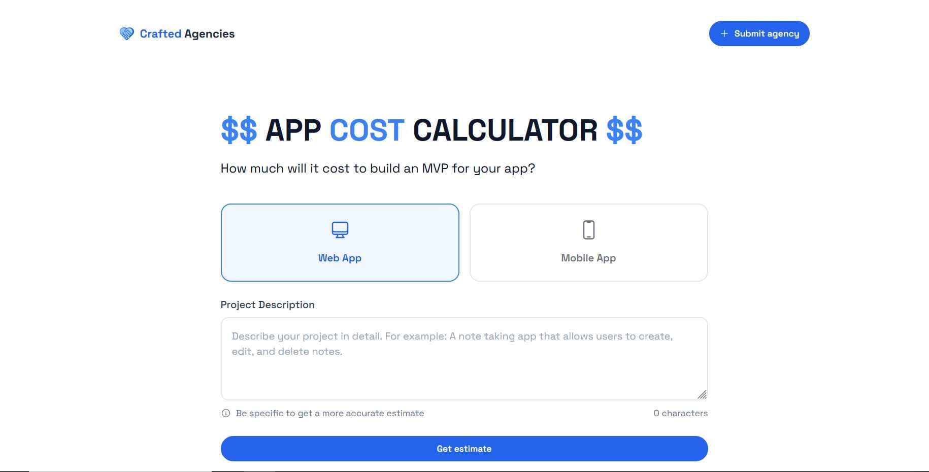 App Cost Calculator
